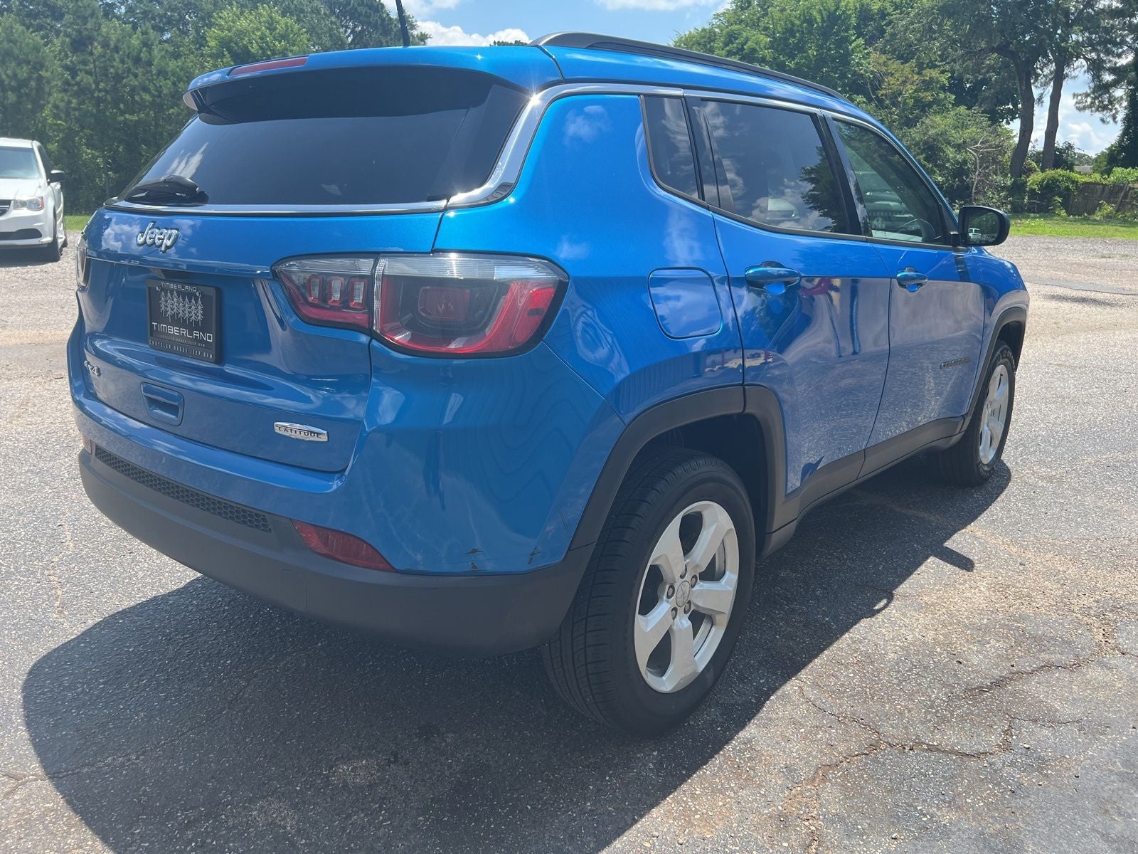2018 Jeep Compass — rear three-quarter view